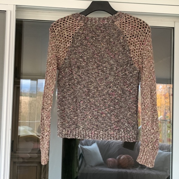 rag & bone Size S. Brown, Beige, pink confetti. Sweater - Picture 2 of 5